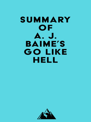 cover image of Summary of A. J. Baime's Go Like Hell